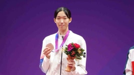 태권도 김유진 AG 동메달...울산에 첫 메달 안겨
