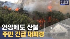 울산 언양에도 산불‥마을 코앞까지 들이닥쳐