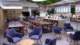 울주선바위도서관 1층 서재 새 단장 완료