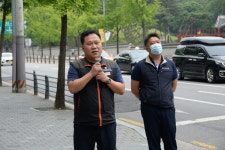 전국택시공제노조 조합원 결의대회 개최