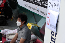 세종시 누리콜 운전원 고용승계 보장을 위한, 공공운수노조 세종충남지역본부 결의대회