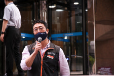 신한금융투자지부, 컨테이너 농성 돌입