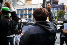 SPC그룹, 노조탄압 시민 우롱 멈추라… 민주노총 동시다발 대회