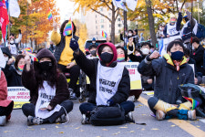 [포토] #평등길1110 국회 도착… 국회는 차별금지법 제정하라!
