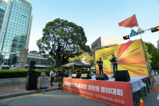 [포토] 연임 욕심에 혈안된 농협중앙회장 규탄...2차 조합원 상경투쟁 벌여