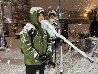 첫눈처럼 동지에게 간다 공공운수노조, 이틀간 투쟁사업장 순회투쟁… 연대의 온기 나눠