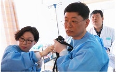 강서송도병원, 중국 연길치질병원서 대장내시경 및 용종제거수술 시행