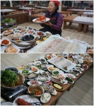 인천연안부두횟집 호남6호이모네 60첩 용왕님수라상 제공으로 눈길