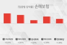 [주간 손해보험 업종 리포트] 6월 3주차 DB손해보험, 메리츠화재, 흥국화재, 현대해상 등 강세
