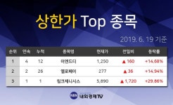 [주가 집중 분석] 상한가 종목 3위 링크제니시스 2019.03 매출액 21억 원, 현재 주가 상승세 속에 7480원