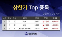 [주식돋보기] 코스피 686위 국보 주식 상한가 종목 1위... +29.80% 상승한 6250원 