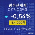 캘리스코히바린신세계주 | [인기주 종목정보] 6월 25일 광주신세계 184000원으로 장 마감
