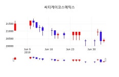 씨티케이코스메틱스주식현황  5일  현재 20450원 