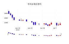 우리손에프앤지주식종목  11일  현재 2155원 