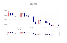 [상장주 매매동향]  23일 남해화학 마감증시 9880원...
