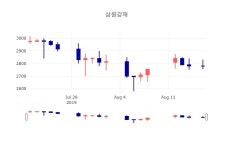 [특징주분석 종목정보] 8월 19일 삼원강재 2780원으로 장 마감