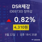 [특징주 매매동향]  22일 DSR제강 마감증시 4310원...