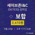 [인기종목 주가정보]  28일 세이브존I&C 마감증시 3415원...