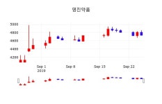주식종목시세 영진약품 주가 26일  현재 4840원