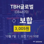 TBH글로벌배당주식  7일  현재 3005원