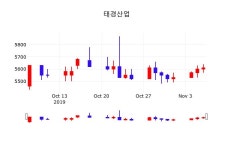 투자주식 태경산업 주가 7일  현재 5600원