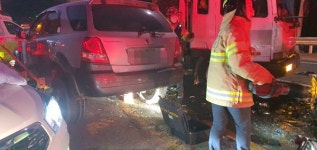 [사건.사고] 경기도 광주,하남간 온고개길 화물차와 승용차 3중추돌사고 2명 사망