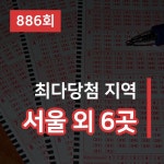 로또 886회 당첨 번호는 19, 23, 28, 37, 42, 45... 1등 대박 판매점은 어디?