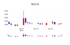 12월 30일 평화산업 주식주가 1220원  0.41%