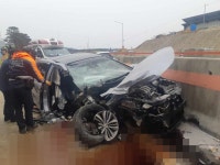 [사건,사 고] 명절 첫날 경부고속도로 옥천 휴게소 인근 승용차 사고 1명 부상