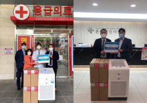 조인메디칼(주), 응급의료센터에 ‘노바이러스 공기살균기’ 기증