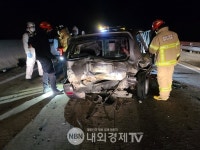 대전 통영간 고속도로에서 졸음운전 연쇄추돌…4명 부상