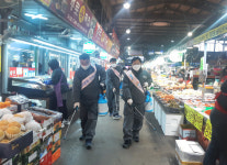 의정부시상권활성화재단, 코로나19 선제적 방역활동 및 전통시장 주차안내