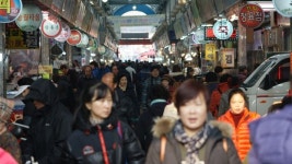 의정부시, 제일시장 도로변 노점 및 노상 적치물 점검