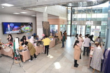 김천시, 경북여성문화예술인연합회 김천지부 공예작품 김천시청 전시