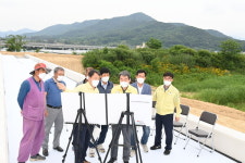 김충섭 김천시장, 여름 우기대비 하천정비 집중 점검