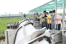 김충섭 김천시장, 금송지구 배수개선사업 가동 점검 실시