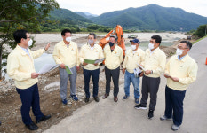 경북도의회 건설소방위원회, 태풍 피해현장 방문