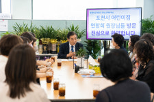 기호 1번 박윤국 포천시장 후보, 포천시 어린이집 연합회 원장들과 현안 간담회