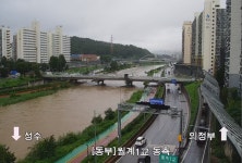 [속보] 동부간선도로 월계1교 수위상승 교통통제 예정