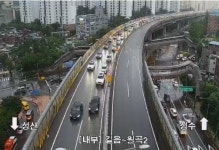 9일 퇴근길 내부순환로 교통상황…정체·폭우 침수 통제는?(17시30분)