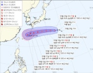 2022년 11호 태풍 힌남노 발생, 경로 우리나라 영향주나?