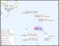 [속보] 제 1호 태풍 상우 현재위치 예상경로 발표