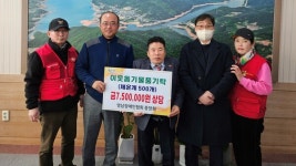 영남장애인협회 중앙회, 합천군 봉산면에 이웃돕기성품 기탁