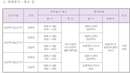 [총선] 남양주시 제22대 국회의원선거(남양주시갑·을·병선거구) 후보자 토론회 개최