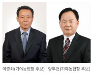 합천 가야농협장 보궐선거 2파전...이종희·양무천 입후보