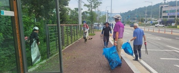 포천 군내면 용정1리 주민들, 추석맞이 마을 대청소 자발적 동참