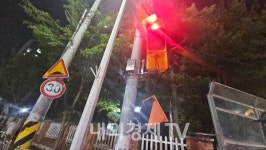 대전 유성구 원내동 승용차 인도 돌진...2명 부상