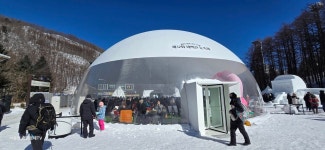 [르포] 한겨울, 태백에서 만나는 설원의 향연 