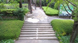 부산시설공단, 시민 편의와 안정성 도모... 금강공원 보행환경 개선공사 한창 