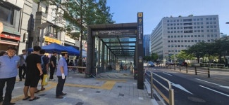 금천구, 가산디지털단지역 9번 출구 에스컬레이터 설치